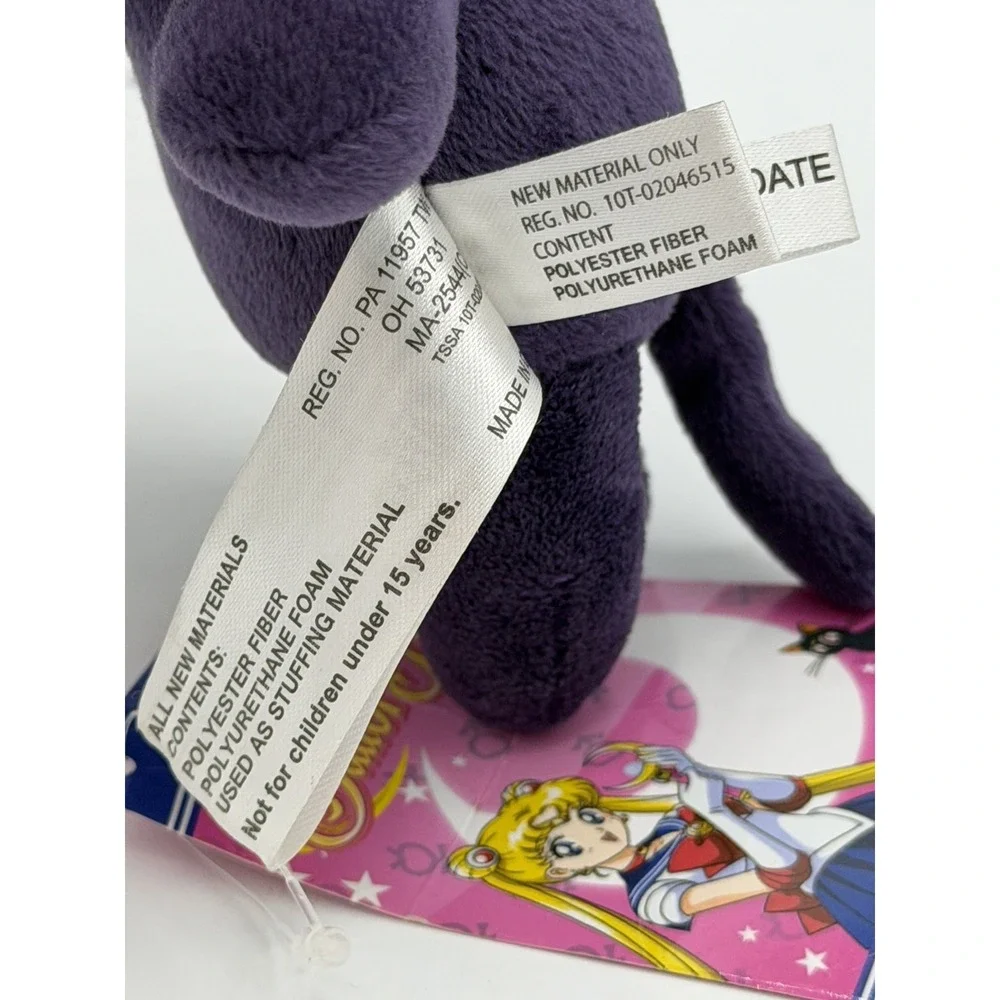 Sailor Moon Anime Luna Purple Cat Plush Toy 2020 Naoko 7